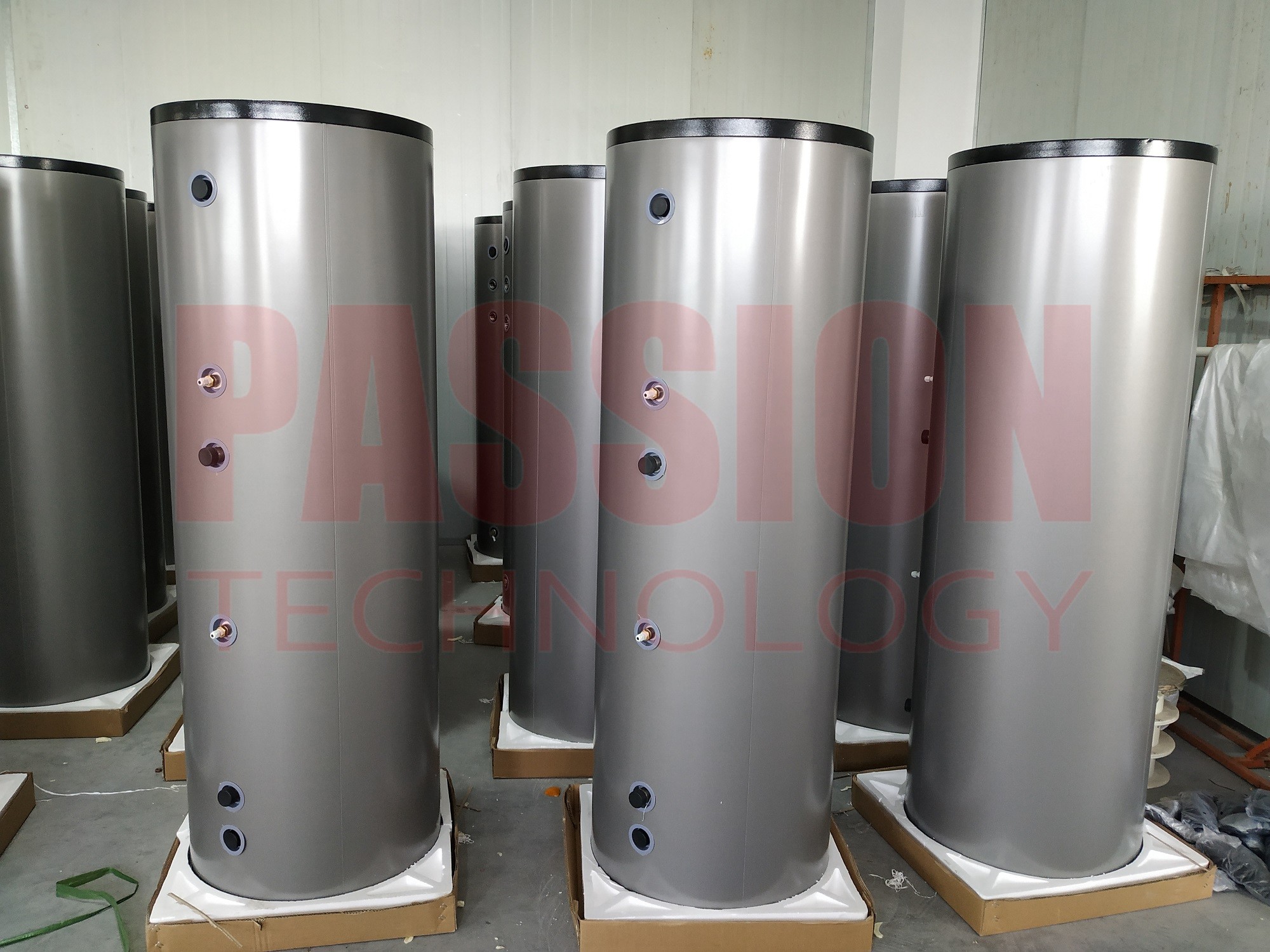 1000L Split Pressure Solar Water Heater With Coils 30tubes Heat Pipe Solar Collector