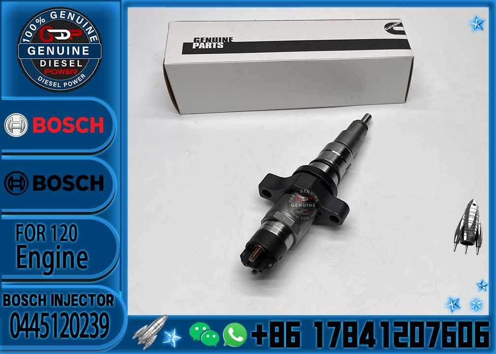 5263312 0445120239 Cummins ISB QSB5.9 Diesel Engine Parts Injector Nozzle 5263312 0445120239