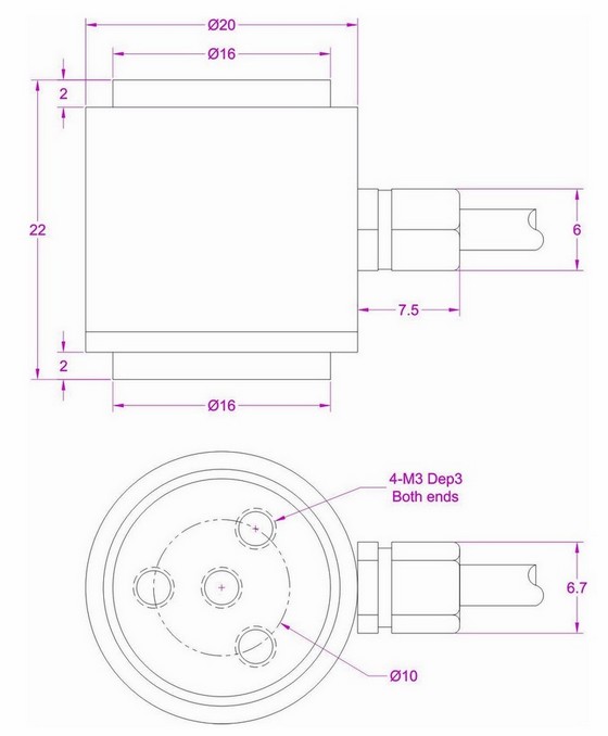 force measurement sensor 50N