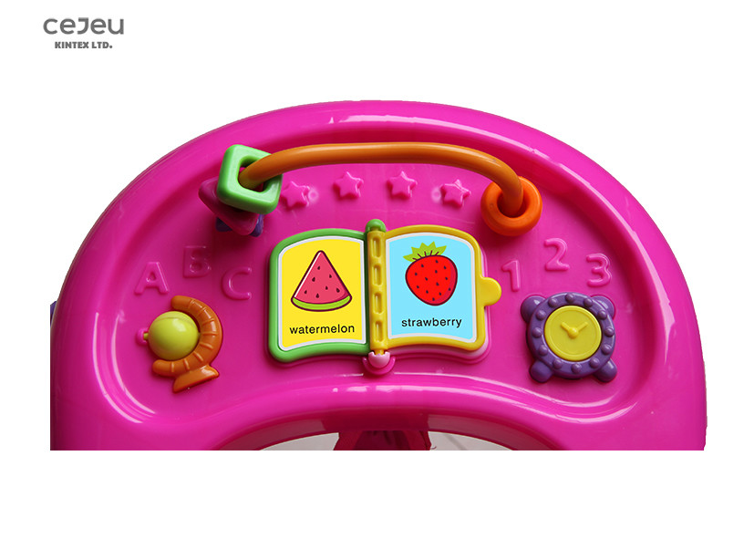 8 Wheels Baby Foldable Walker 13KG With Book Toys 2 Stoppers