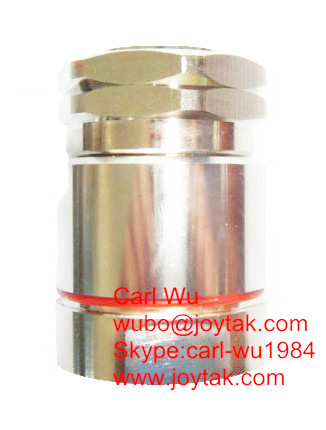 DIN 7/16 connector male for 7/8" flex cable clamp type