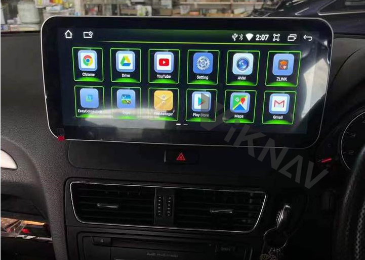 8 Core CPU Audi Android Radio Head Unit Screen For Q5 2010 To 2017