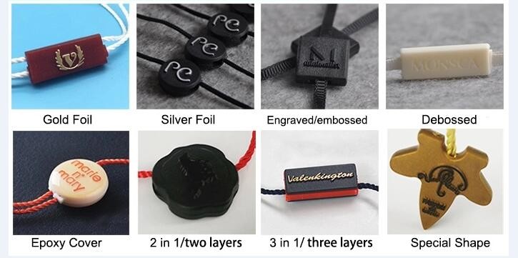 Custom Swing Tags Plastic Tag Hangers Plastic Product Hang Tags Holders Suppliers