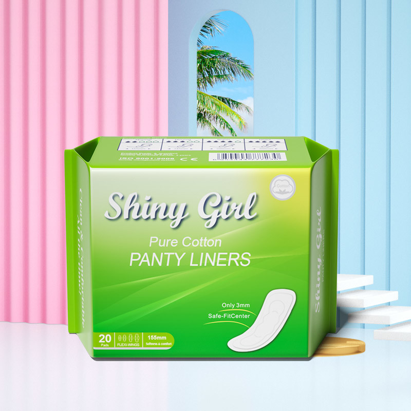 Organic Cotton Menstrual Feminine Hygiene Period Lady Napkin Sanitary Pad Panty Liner for Women