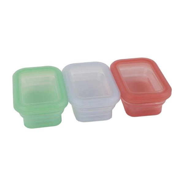 Pure Silicone Square Lunch Box – 100% Food-Grade, BPA-Free, Leakproof, Microwave And Freezer Safe Reusable Container For Meal Prep, Office Lunch, Kids