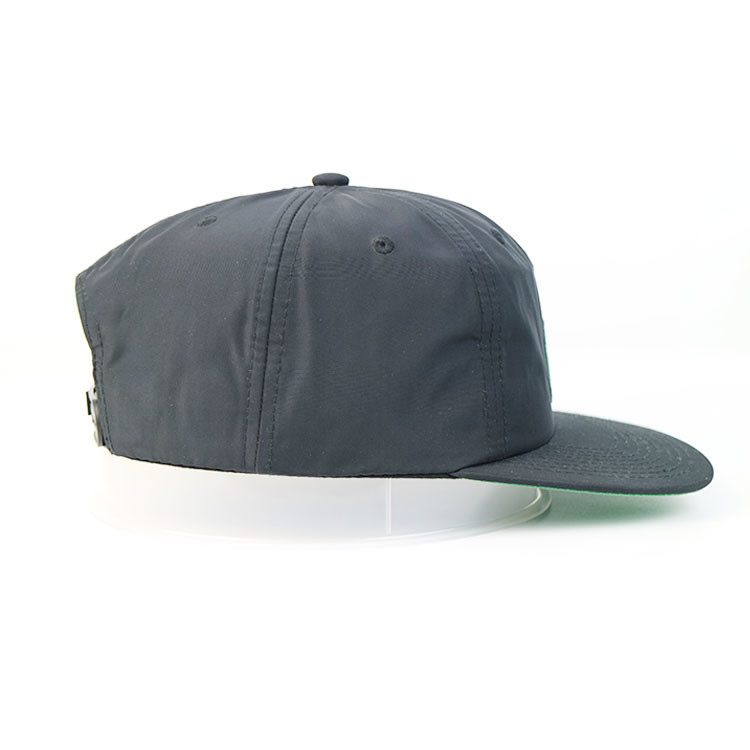 ACE New design Black Flat bill 5panel Customized printing logo hip hop snapback Hats Caps