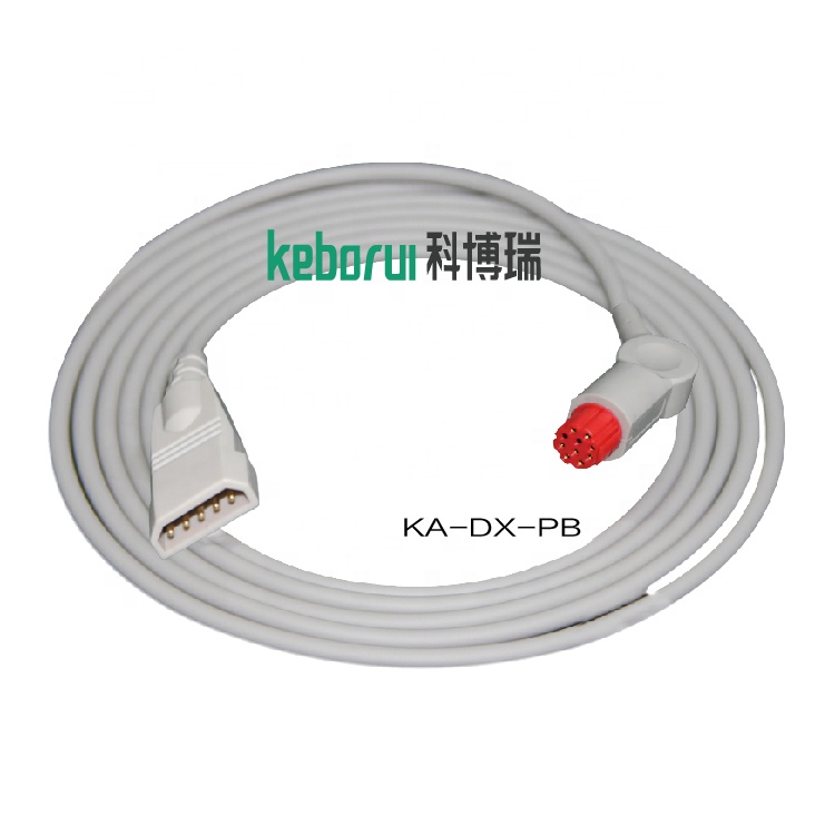 ODM IBP Adapter Cable For GE Datex Monitor To PVB Transducer