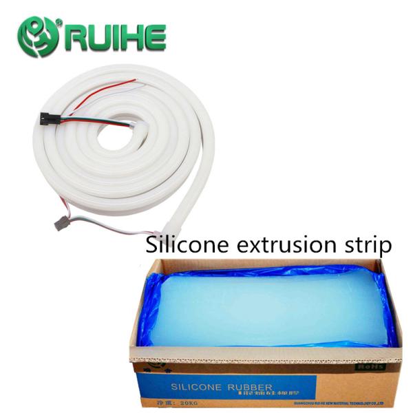 Oil Resistance Transparent Liquid Silicone Rubber / Silicone Rubber Extrusion