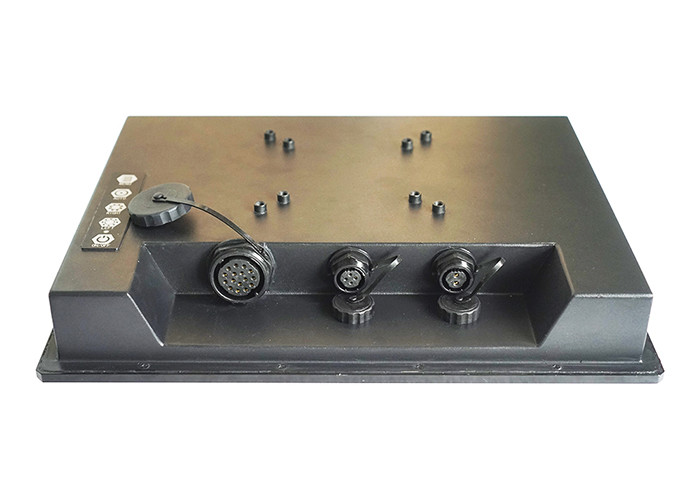 Waterproof IP67 High Brightness Lcd Monitor Resisitive Touch Screen For Marine