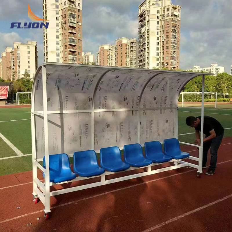 ADA Compliant Stadium Seats / Team Bench with Customizable Colors