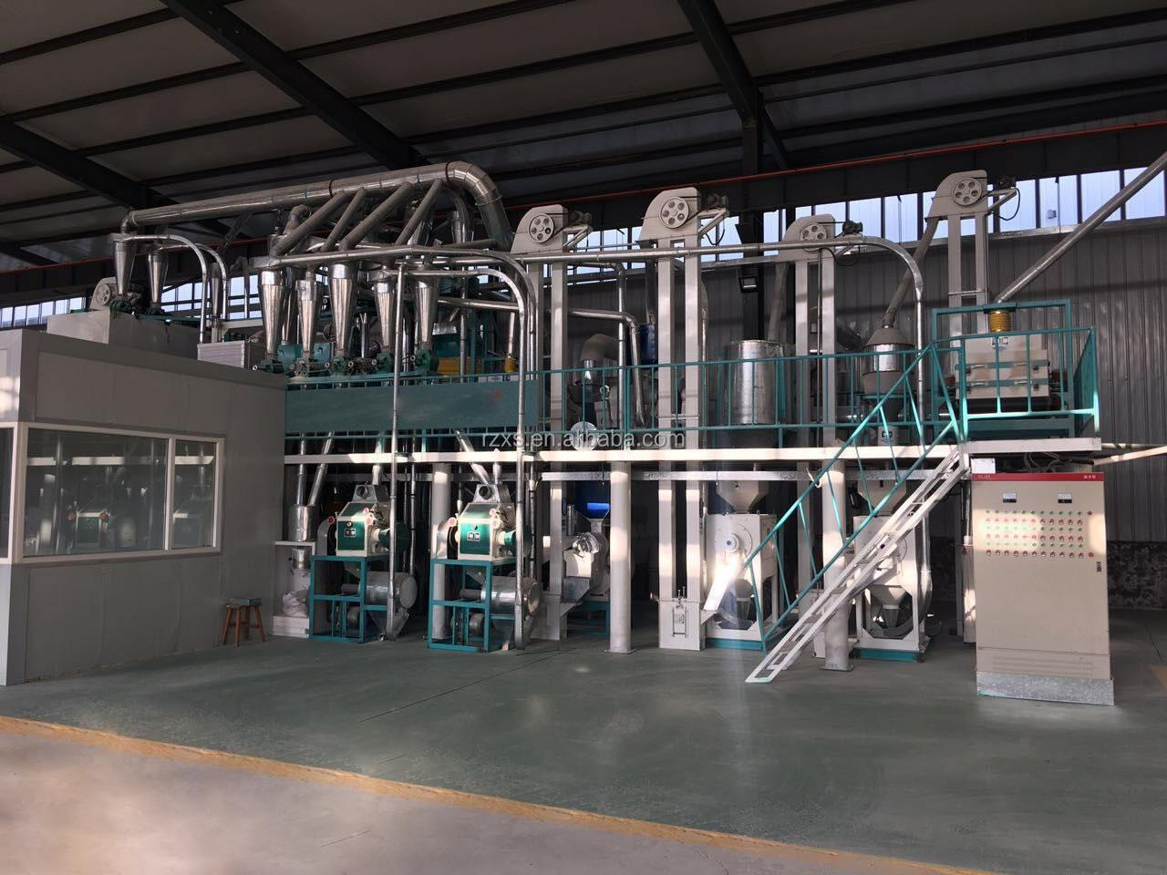 Local Solar Energy Maize Flour Milling Roller Machine Plant for Kenya and Turkey Market
