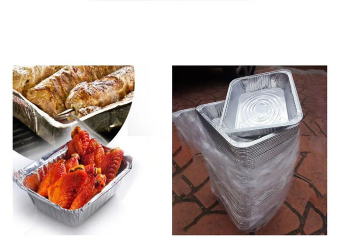 Aluminum Square Pans Foil for Baking Roasting Broiling Cooking Ideal for Tasty Brownies Cakes Disposable Silver Cooking