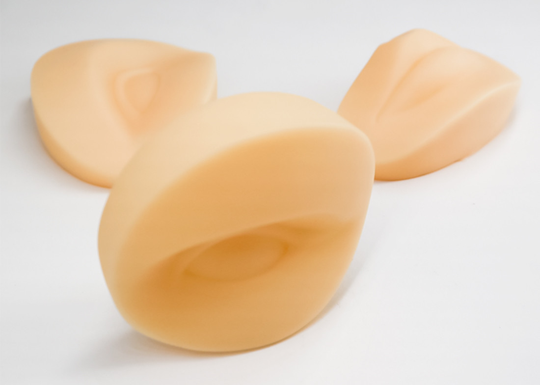 Soft Skin Color Silicone Rubber Permanent Makeup Practice Skin