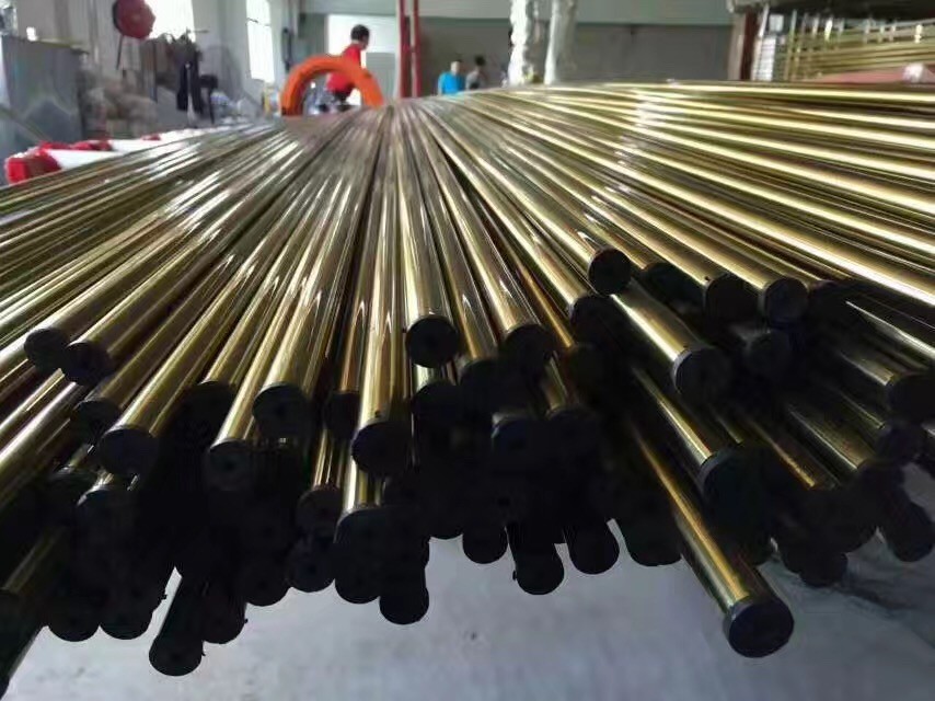 China hot sale 316 304 color stainless steel pipe railings shop factory price