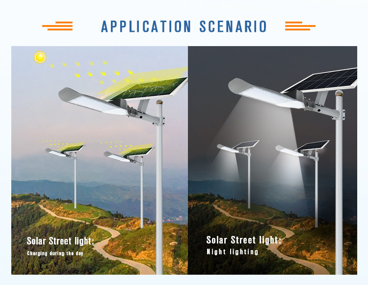 High Brightness Waterproof Ip67 200w Solar Led Street Light