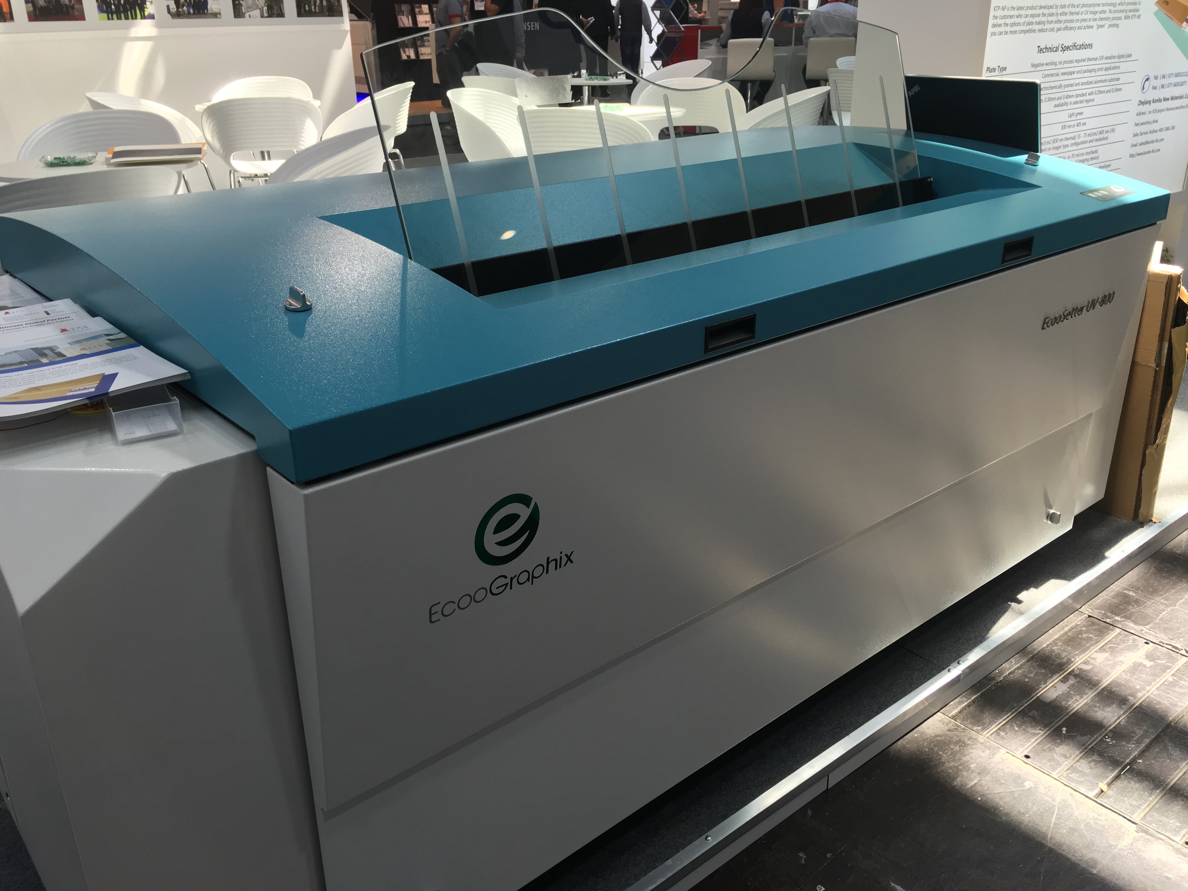 A1 A2 UV Offset 128CH Laser Diode 44pph CTP Plate Machine