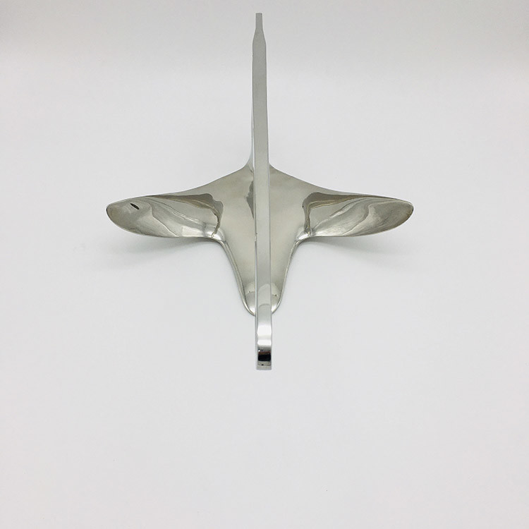 Stainless Steel 304 Rocna 15kg Anchor Silver Polish Boat Bruce