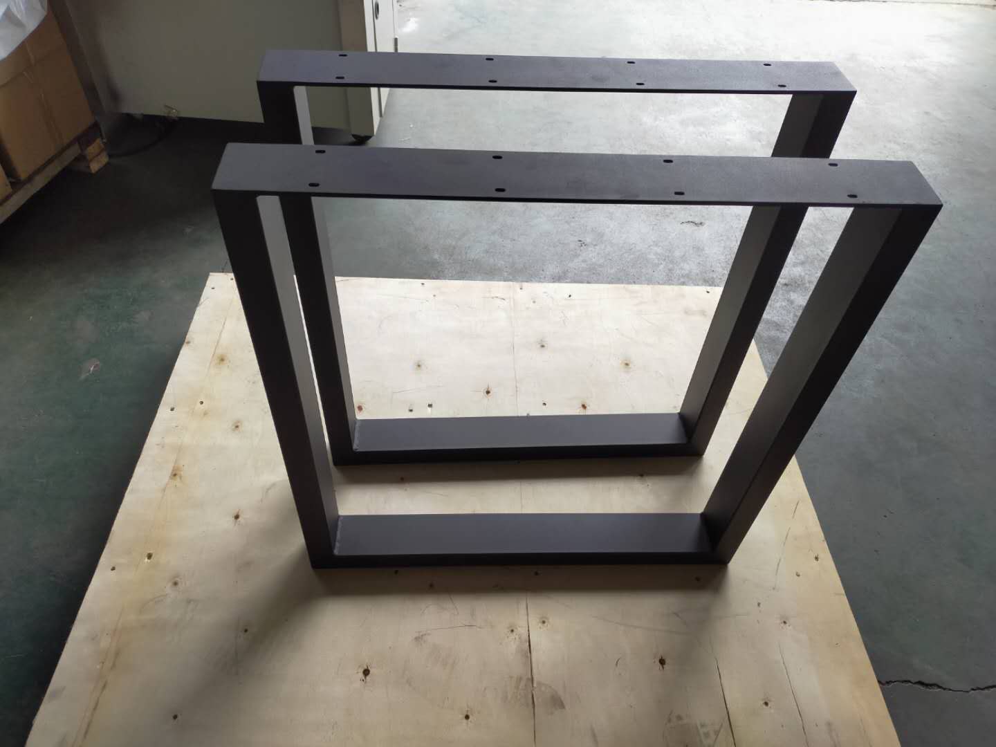 X-Shape Steel Industrial Table Base for Modern Iron Dining or Coffee Table Structure