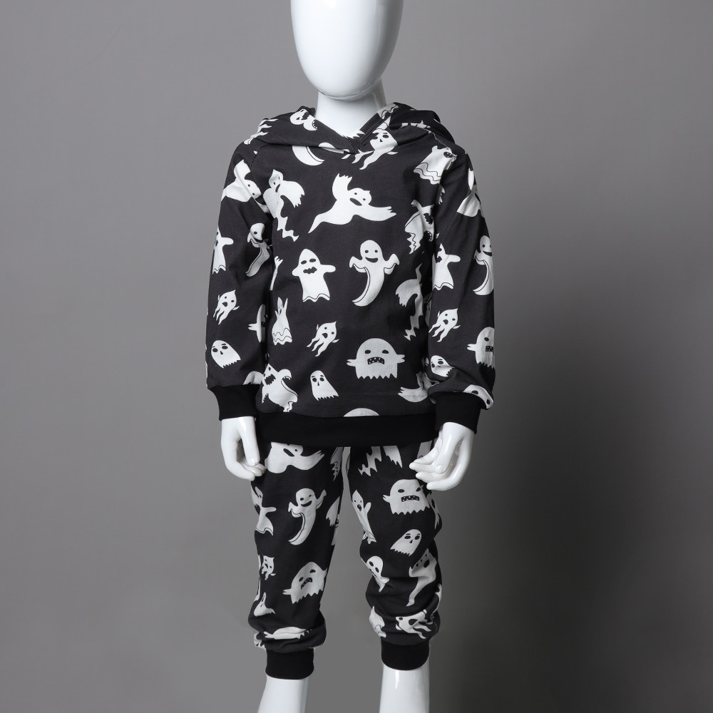 100% Cotton Full Print Pullover Sweat Shirt For Halloween