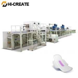 Full Servo 140m/Min Fully Automatic Sanitary Napkin Machine