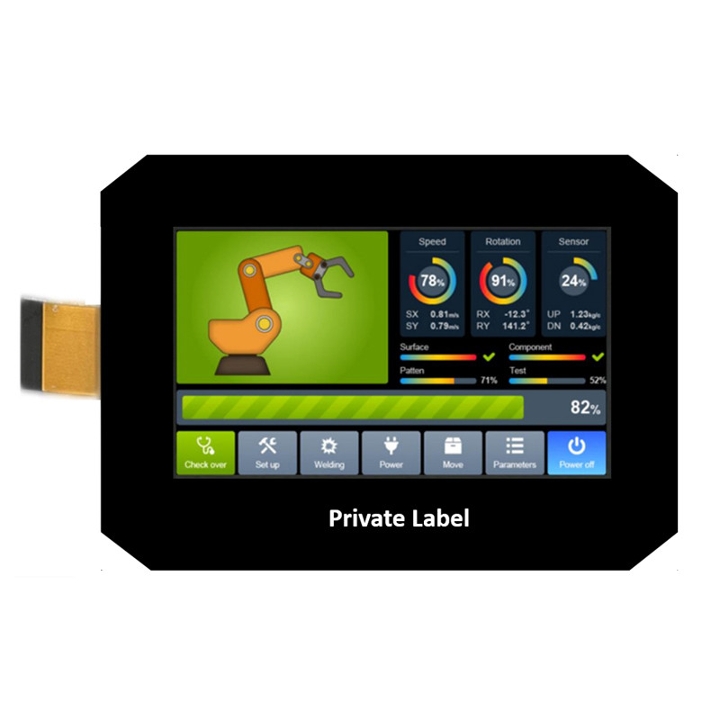 4.3 Inch IPS 480*272 Pixel TFT LCD Display ST7283 Driver IC All Viewing Angles