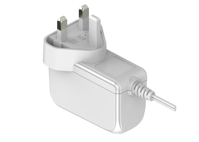 White 3 UK Plug Universal AC Power Adapter , 24w AC DC Power Supply