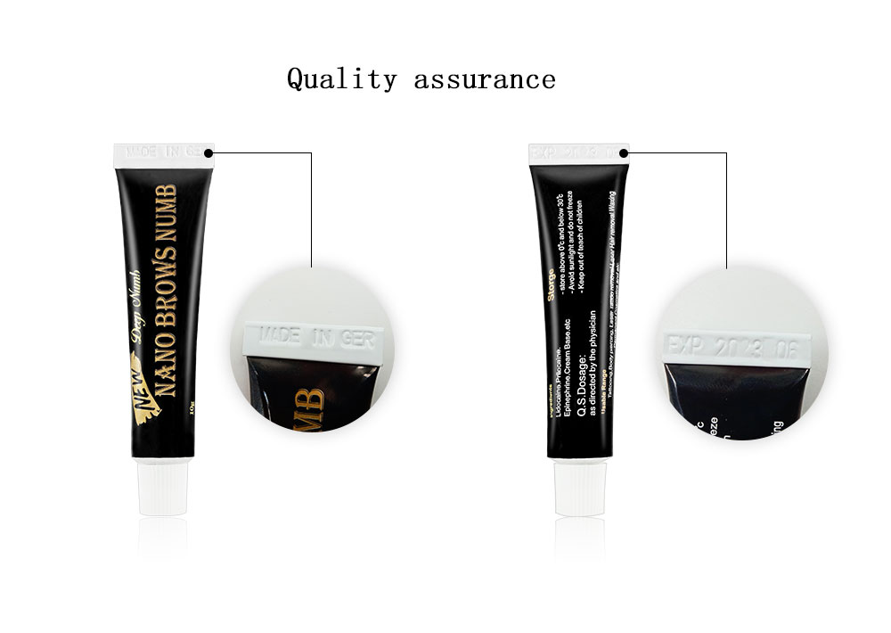 Analgesic Tattoo Cream Waxing Laser Piercing Fast No Pain Professional Tattoo Repair Cream 10ml / Pcs