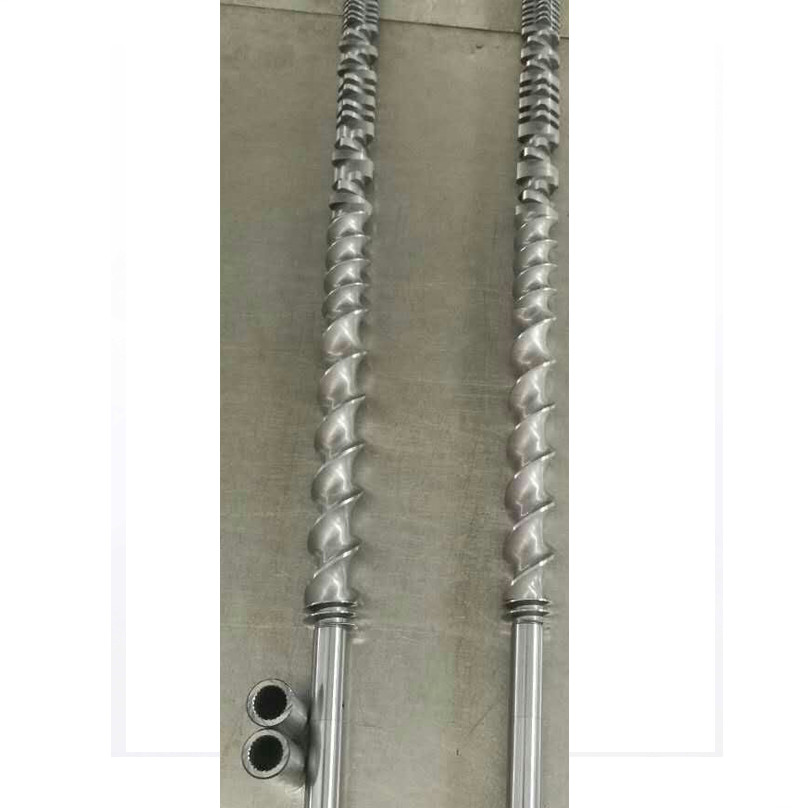 Twin Screw Extruder Granulator Accessories Meshing Covey Screw Parts From 12mm - 300mm