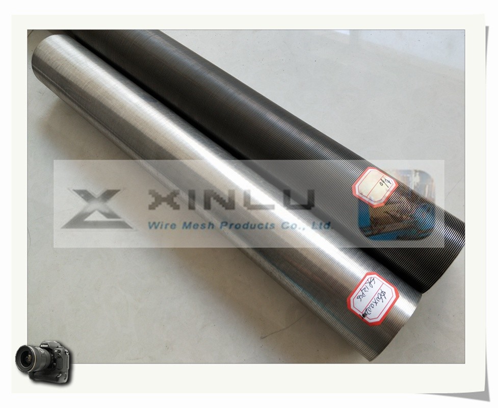 φ33 Aisi 316l Perfect Round Johnson Wire Wrap Screen Tube Strainer Pipe Slot 50micron For Industrial Filtration