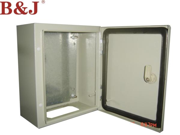 Single Door Metal Electrical Enclosure Box , Wall Mount Electric Distribution