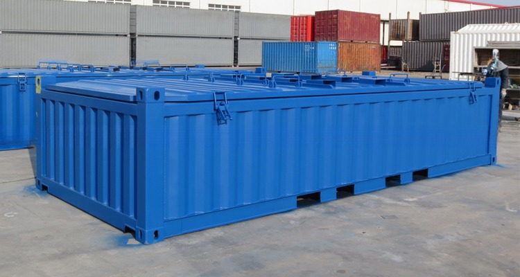 High Capacity 20ft Open Top Half Height Shipping Container with Hard Opening and Wood or Steel Flooring Capacity 14.5CBM