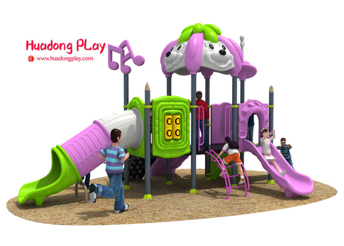 Disneyland Series Outdoor Playground Slides , Plastic Children's Outdoor Playground Equipment