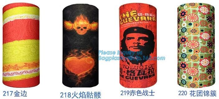 multi choice women head scarf printed colorful face mask custom logo/size bandana,Sport Strapping Seamless Custom Gaiter Whi