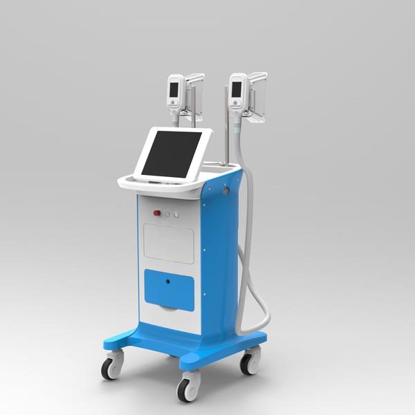 Unique design cooling system hand 3.5 inch 1800w freezing fat procedure