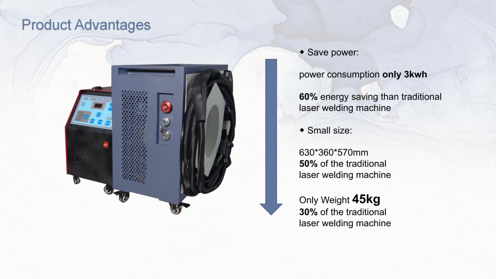 Welding Products Mini Portable Handheld Laser Welder 1500W 2000W 3000W Metal Stainless Steel Laser Welding Machine 40 KG