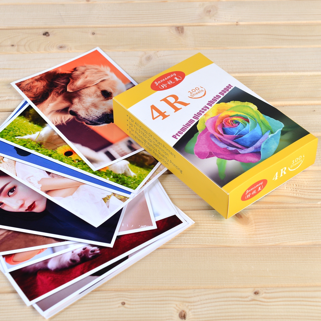 Anti Fade 4X6 230gsm Cast Coated Photo Paper