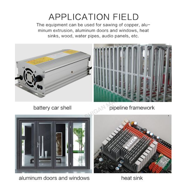 XS-455AL Pneumatic Aluminum Cutting Machine Aluminum Alloy Cutting Machine for 45 Degree