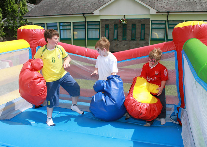 Customized Size And Color Inflatable Mini Boxing Ring For Kids With 2 Sets Boxing Gloves