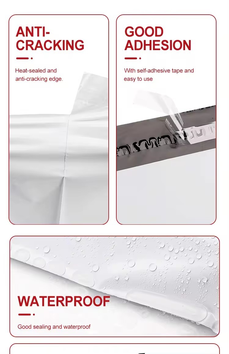 LDPE / HDPE Parcel Plastic Bag Printed Mailing Bags For Express Delivery