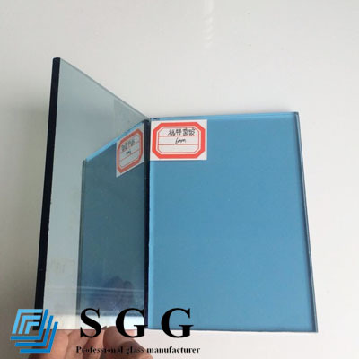 Top quality 5mm Blue Reflective Glass cost