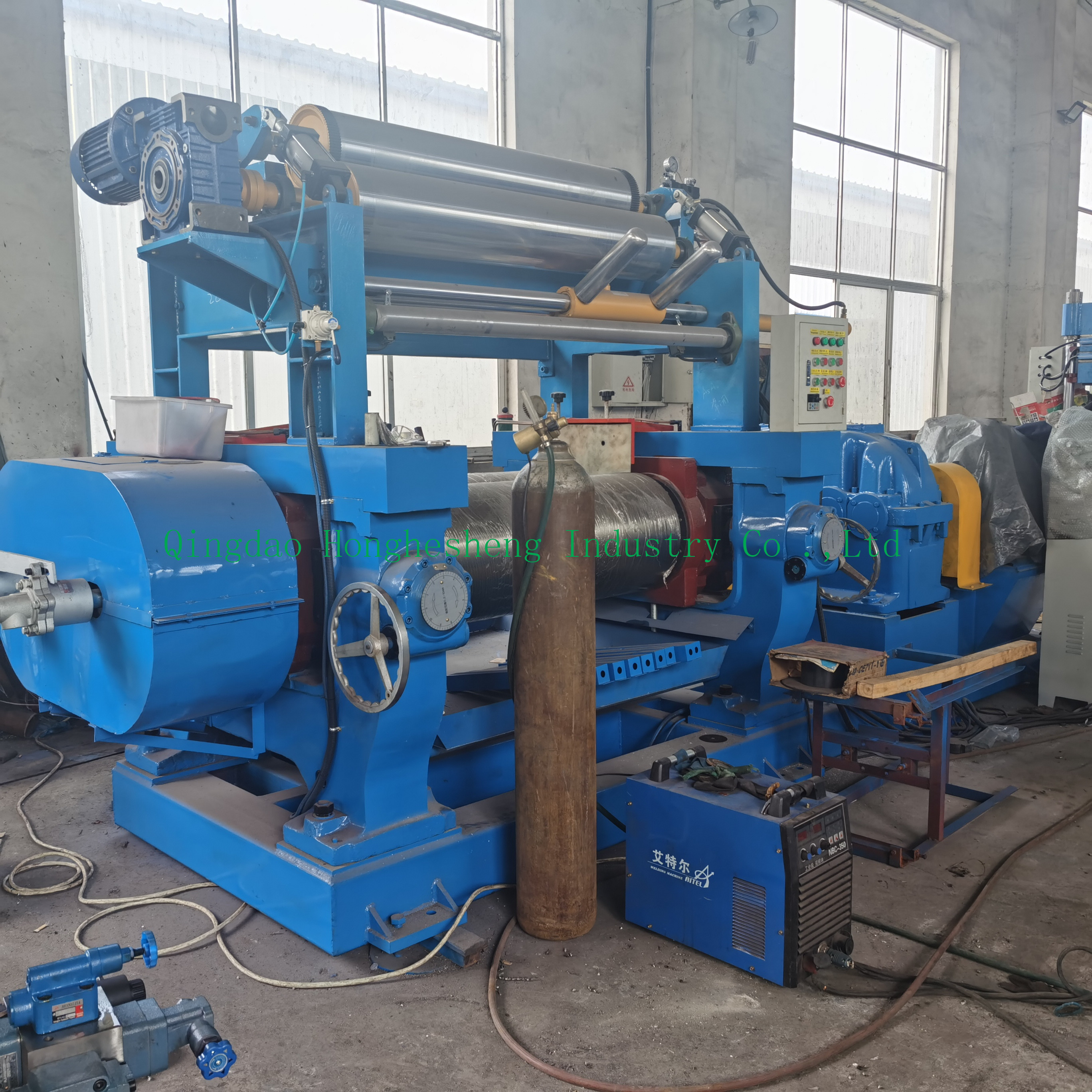 Open Two Roll Rubber Mixer Machine Open Type