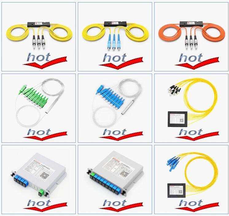 1650nm ABS Box 1x8 SC Upc Apc Optical Plc Splitter