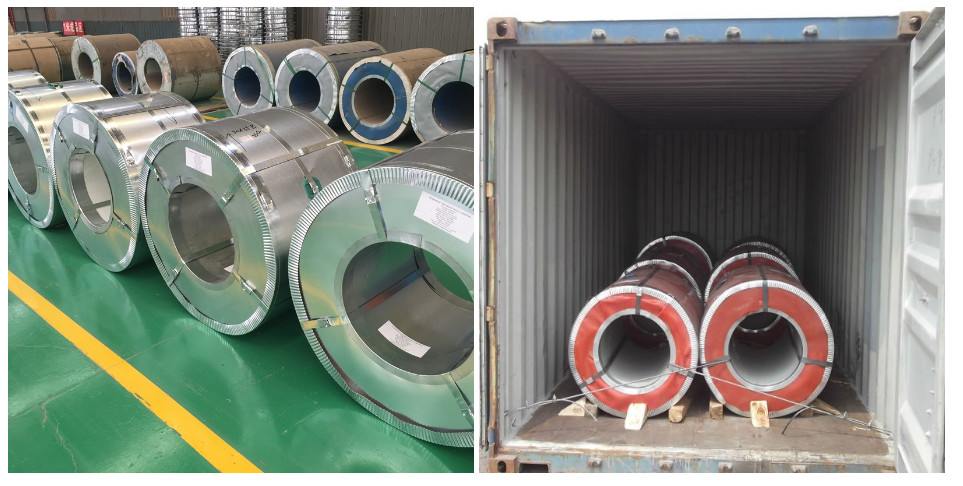 Zero Spangle Surface Structure Color Coated Steel Coil With 1000-1500mm Outer Diameter