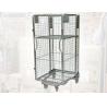 Buy cheap Nesting Metal Cage Trolley Colorful Powder Coating Rolling Cage Cart from wholesalers