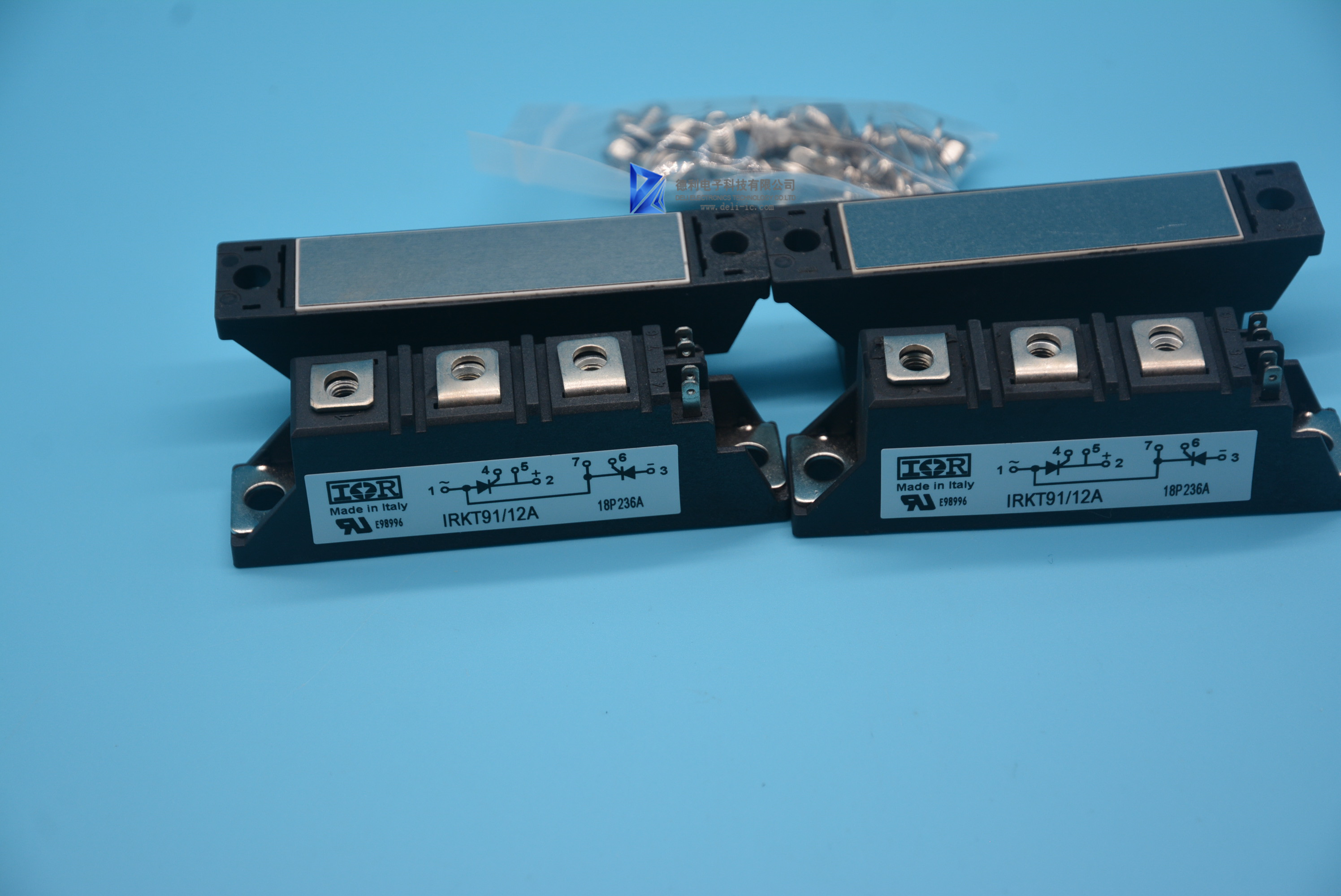 IRKT91 / 12A IR 1600V 12A Gen V Power Modules Thyristor UL E98996