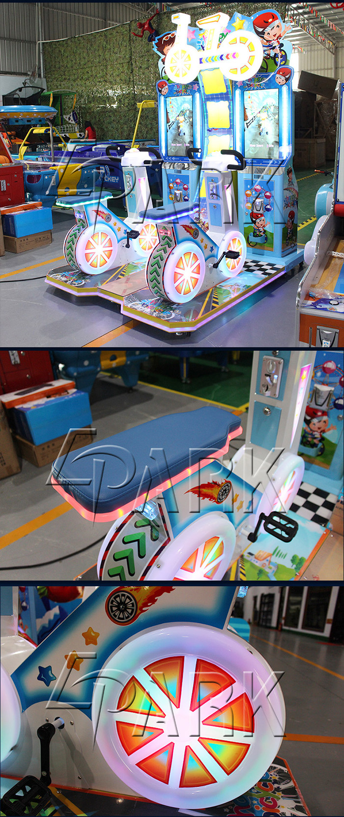 Fun Exercise Sit Down Game Indoor Bike Simulator With One Year Warranty