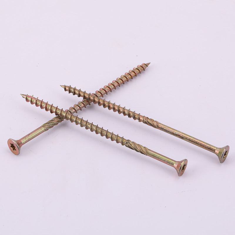 Double Coutnersunk Torx CSK Chipboard Screw Yellow Type 17 Torx Multi Purpose Wood Screws