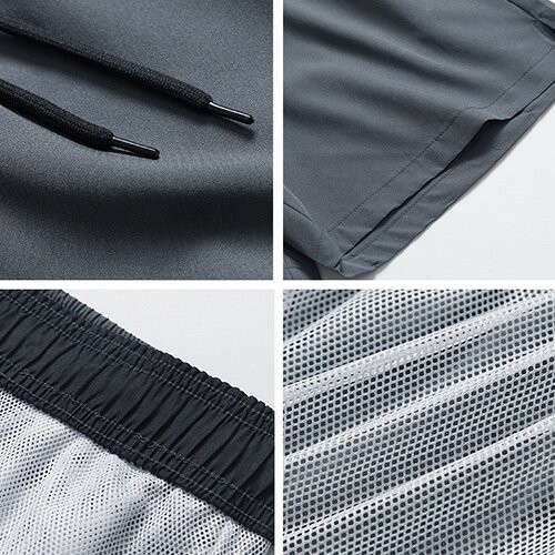 OEM maufactory Sports summer straight-leg pants Men's fitness waistline loose beach pants for sports
