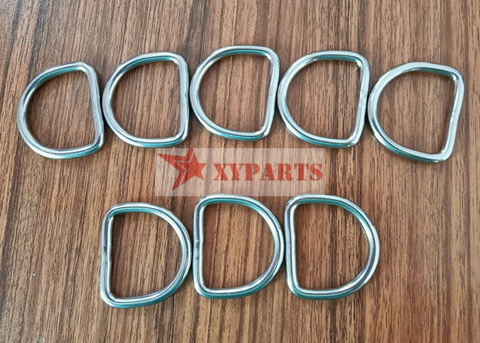 30x25mm Dee Ring Welded Stainless Steel D-Ring Pin For Removable Blanket
