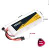 Buy cheap 5500mAh 3s 11.1v 80C FPV Drone Battery from wholesalers